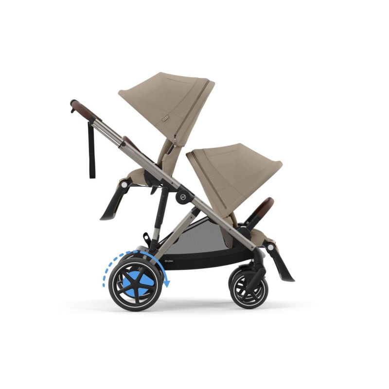 Коляска Cybex eGazelle S Taupe Frame Almond Beige