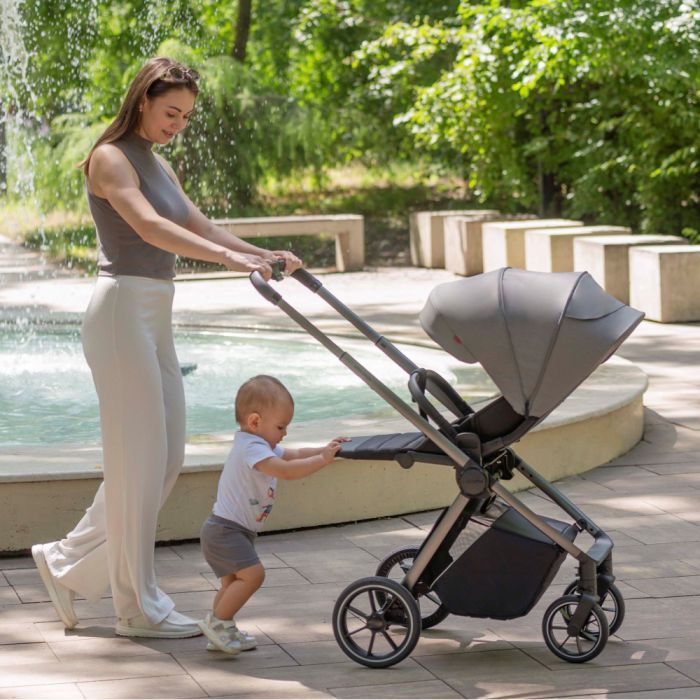 Коляска прогулочная CARRELLO Ultra CRL-5525 Silk Grey BF