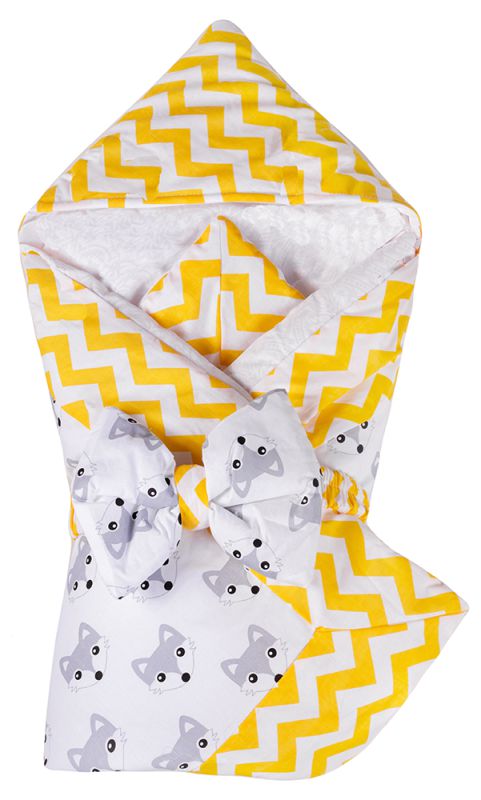 Конверт-плед Babyroom Dream DM-010 жовтий лисички