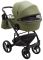 Коляска 2 в 1 Bair Marcel кожа 100% BM-11 хаки