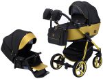 Коляска 2 в 1 Adamex Barcelona Polar (Gold) BR619