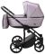 Коляска 2 в 1 Adamex Amelia шкіра 100% SM7 світло-бузковий перламутр