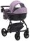 Коляска 2 в 1 Bair Next кожа 100% 15 светло-сиреневый
