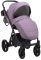 Коляска 2 в 1 Bair Next кожа 100% 15 светло-сиреневый