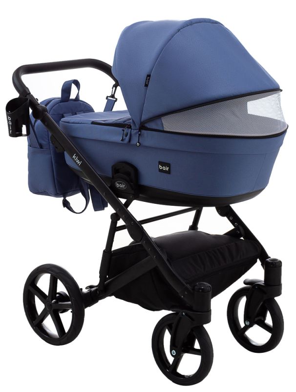 Коляска 2 в 1 Bair Kiwi Soft BKS-43 синий