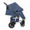 Коляска прогулочная CARRELLO Vista CRL-5511 Denim Blue в льне +дождевик L /1/ MOQ