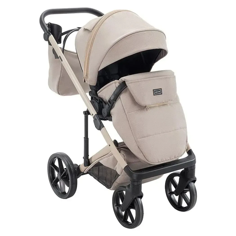 Коляска 2 в 1 Adamex Dolce Natura 4 Cappuccino