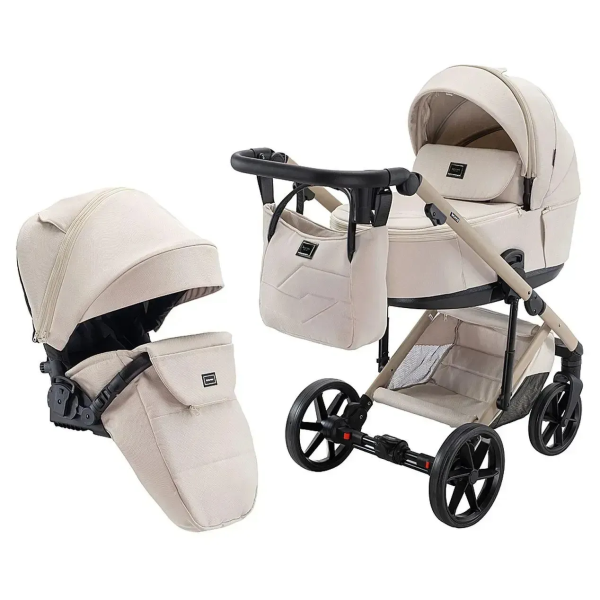 Коляска 2 в 1 Adamex Dolce Natura 3 Vanilla