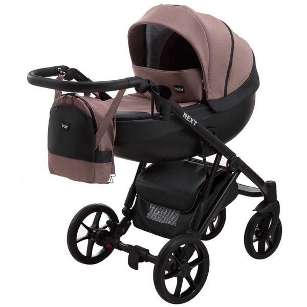 Коляска 2 в 1 Bair Next Soft 03 темний капучино