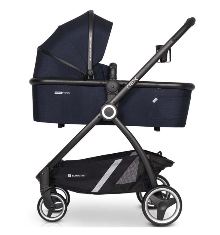 Коляска 2 в 1 Euro-Cart Crox Cosmic Blue