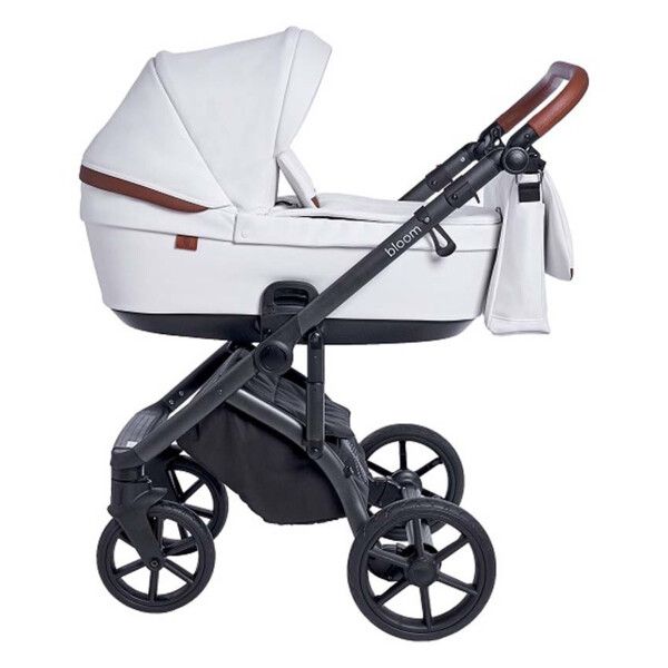 Коляска 2 в 1 Roan Bloom Black Caramel White