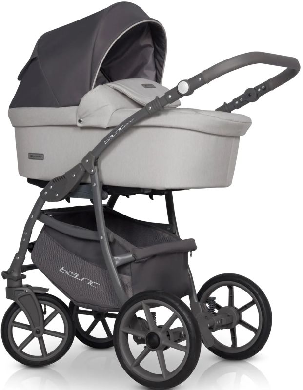 Коляска 2 в 1 Riko Basic Pastel 01 Stone