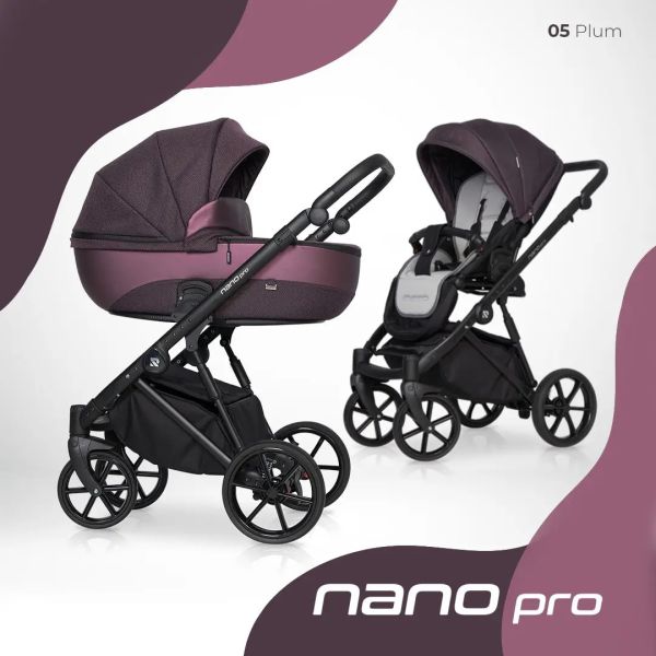 Коляска 2 в 1 Riko Nano Pro 05 Plum