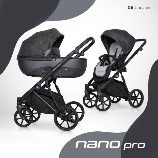 Коляска 2 в 1 Riko Nano Pro 06 Carbon