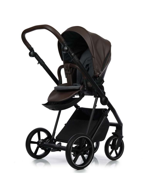 Коляска 2 в 1 Roan ivi Chocolate ECO 2.0