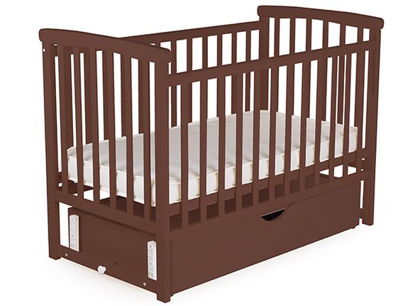 Ліжко DeSon MRIYA (з ящиком) горіх