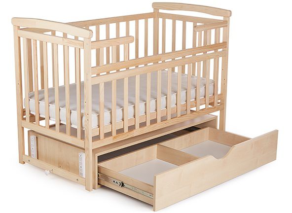Ліжко DeSon TRANSFORMER (з ящиком) натуральний