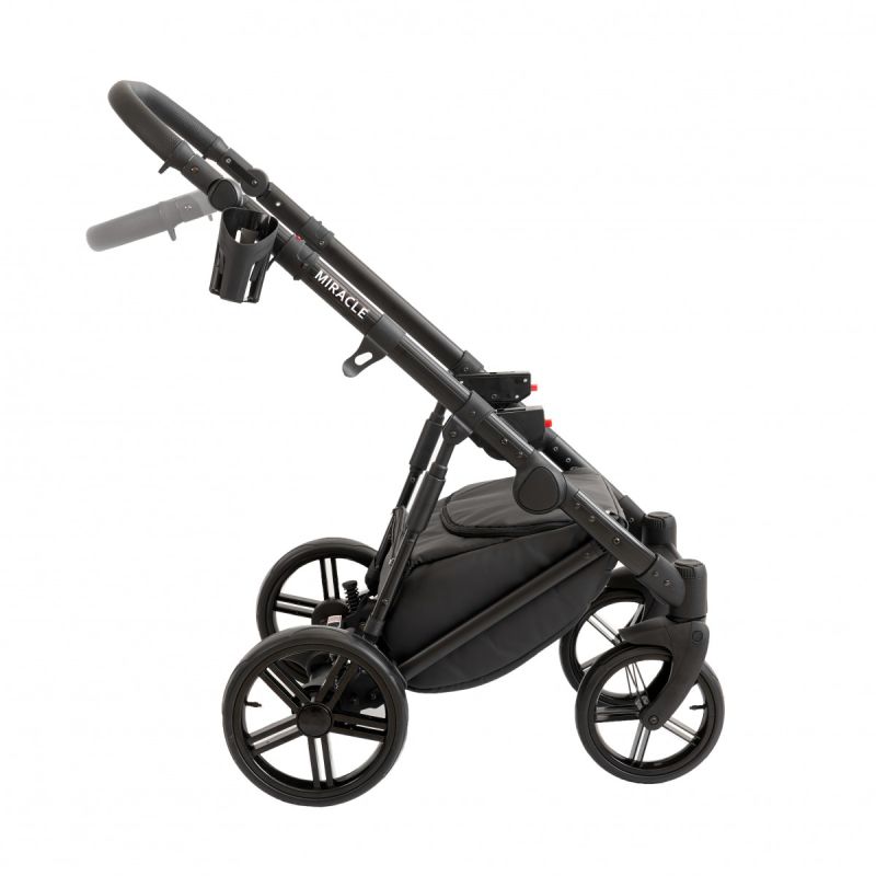 Коляска 2 в 1 Broco Miracle Black (black, чорний)