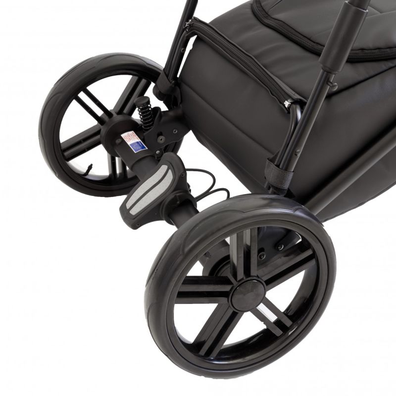 Коляска 2 в 1 Broco Miracle Black (black, чорний)