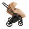 Коляска 2 в 1 Broco Miracle Black (beige, бежевый)