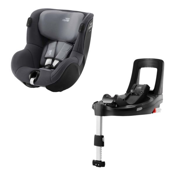 Автокресло BRITAX-ROMER DUALFIX iSENSE Midnight Grey с платформой FLEX BASE Автокресло BRITAX-ROMER DUALFIX iSENSE Midnight Grey с платформой FLEX BASE