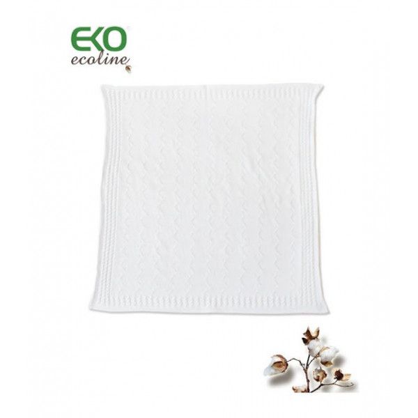 Плед Бавовняний EKO dw-03 білий