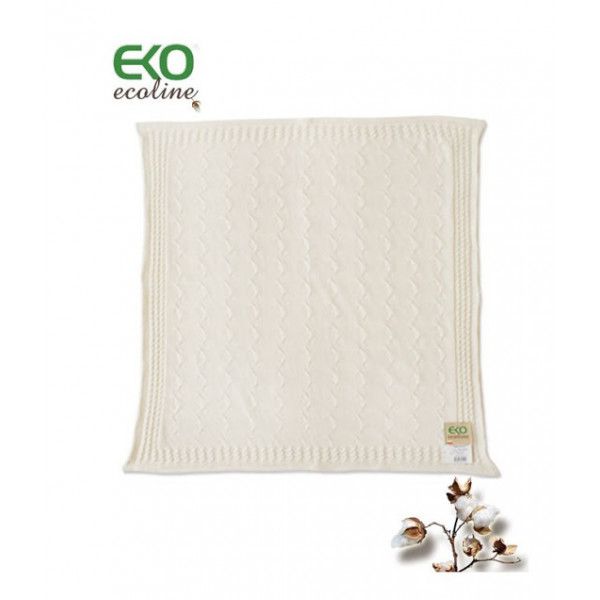 Плед Бавовняний EKO dw-03 молочний