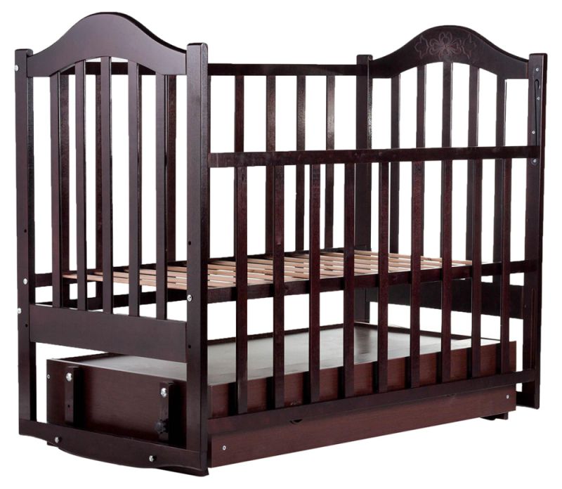 Кровать Babyroom Дина D303 маятник, ящик  венге