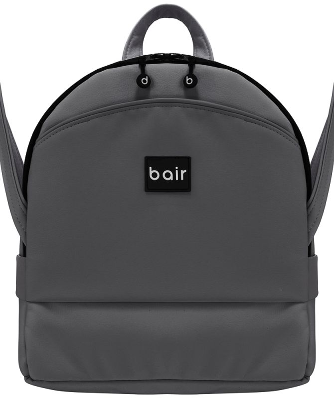 Коляска 2 в 1 Bair Next White кожа 100% 63 графит