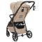 Коляска прогулочная CARRELLO Bravo Carbon CRL-5530 Frost Beige