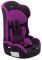 Автокресло Bair Alpha 1/2/3 (9-36 кг) DA2418 черный - фиолетовый