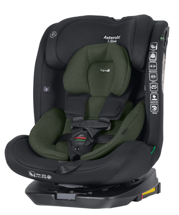 Автокрісло CARRELLO Asteroid i-Size CRL-17001 Hunter Green 40-150см ISOFIX з поворотом
