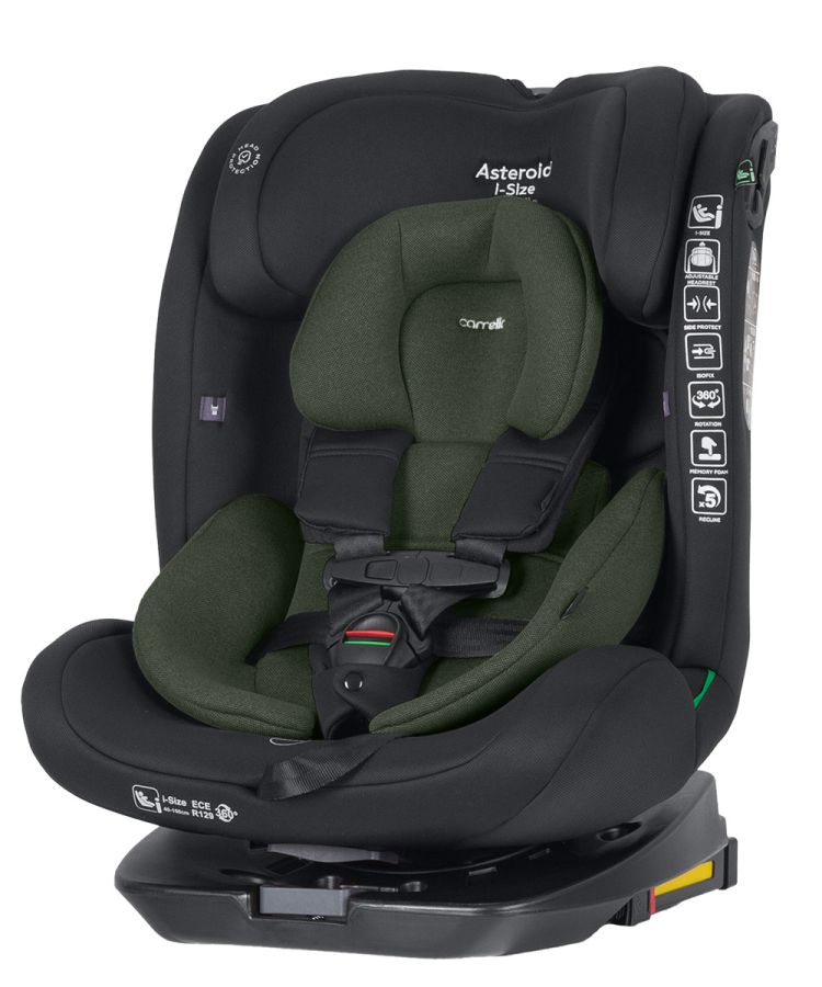 Автокресло CARRELLO Asteroid i-Size CRL-17001 Hunter Green 40-150см ISOFIX с поворотом