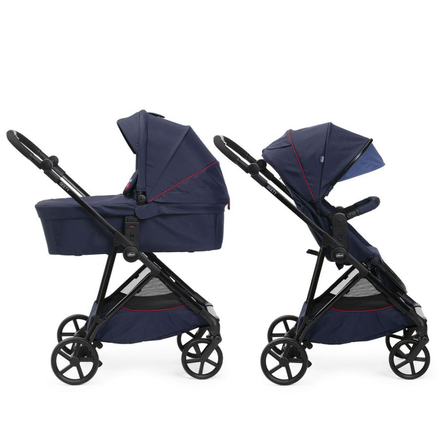 Коляска 2 в 1 Chicco Seety Oxford Blue