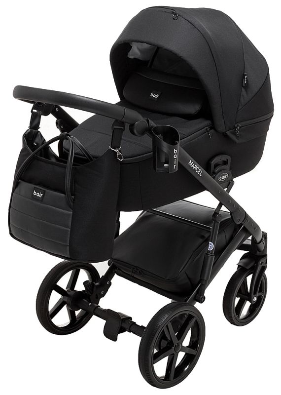 Коляска 2 в 1 Bair Marcel Soft BM-452 чорний