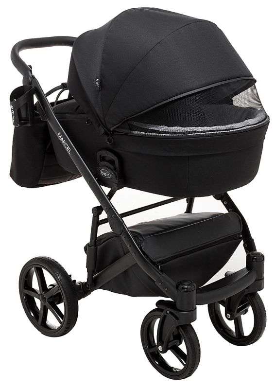 Коляска 2 в 1 Bair Marcel Soft BM-452 чорний