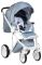 Коляска 2 в 1 Adamex Luciano jeans Q204/1 голубой (зигзаг)