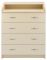 Пеленальний комод Babyroom Комод 4 тел.Big 102x80x50 ваніль