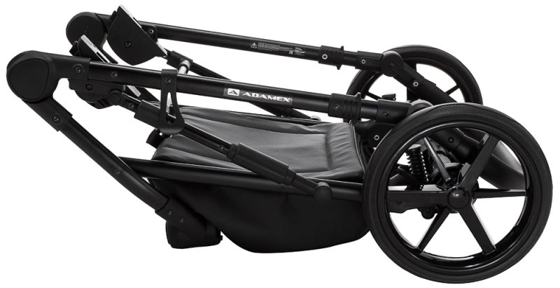 Коляска 2 в 1 Adamex Porto Light ECO кожа 100% SA-8 бежевый