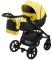 Коляска 2 в 1 Bair Next кожа 100% 27 желтый