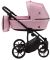 Коляска 2 в 1 Adamex Amelia кожа 100% SM5 розовый перламутр