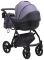 Коляска 2 в 1 Bair Next кожа 100% 14 сирень