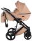 Коляска 2 в 1 Bair Leo кожа 100% GN-38 капучино