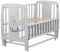 Ліжко Babyroom Собачка маятник, відкидний бік DSMO-02 бук сірий