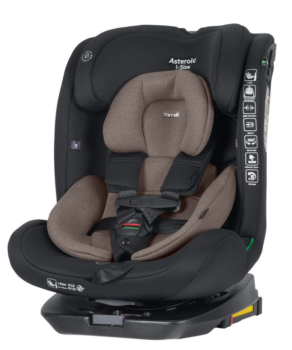 Автокрісло CARRELLO Asteroid i-Size CRL-17001 Lunar Beige 40-150см ISOFIX з поворотом