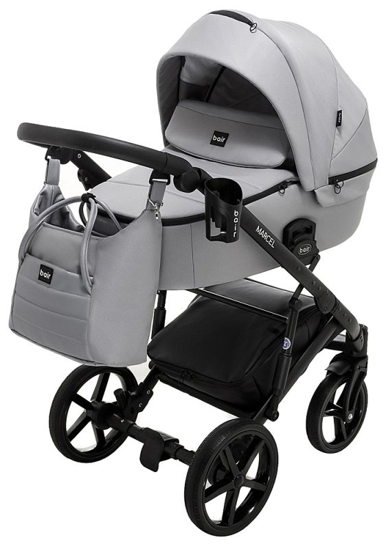 Коляска 2 в 1 Bair Marcel Soft BM-218 сірий