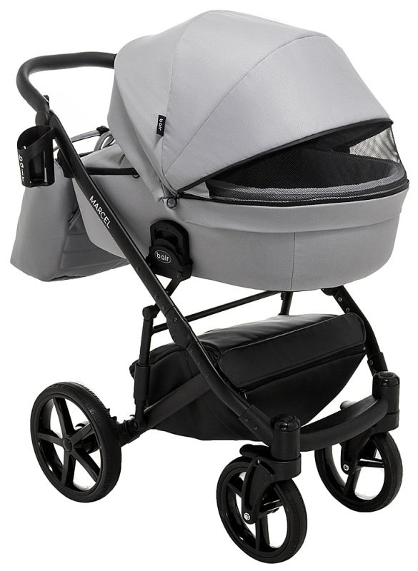 Коляска 2 в 1 Bair Marcel Soft BM-218 сірий