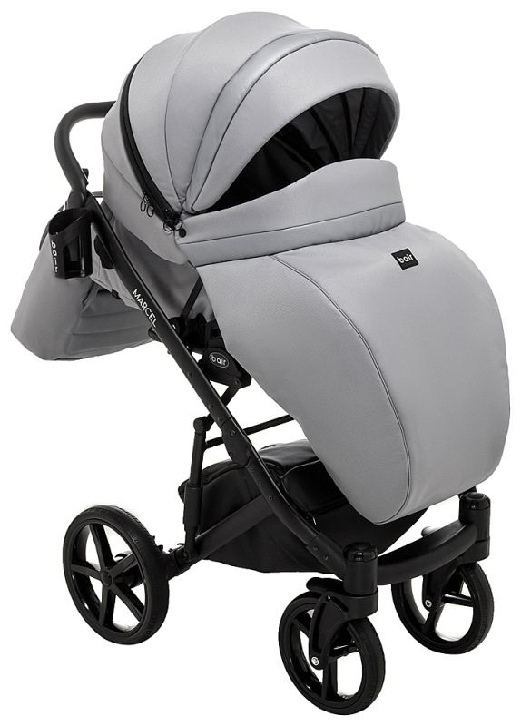 Коляска 2 в 1 Bair Marcel Soft BM-218 сірий