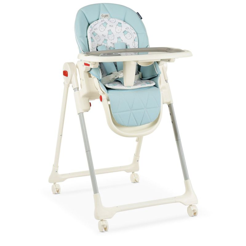 Стульчик для кормления El Camino CRYSTAL ME 1037 Milk Sky Blue