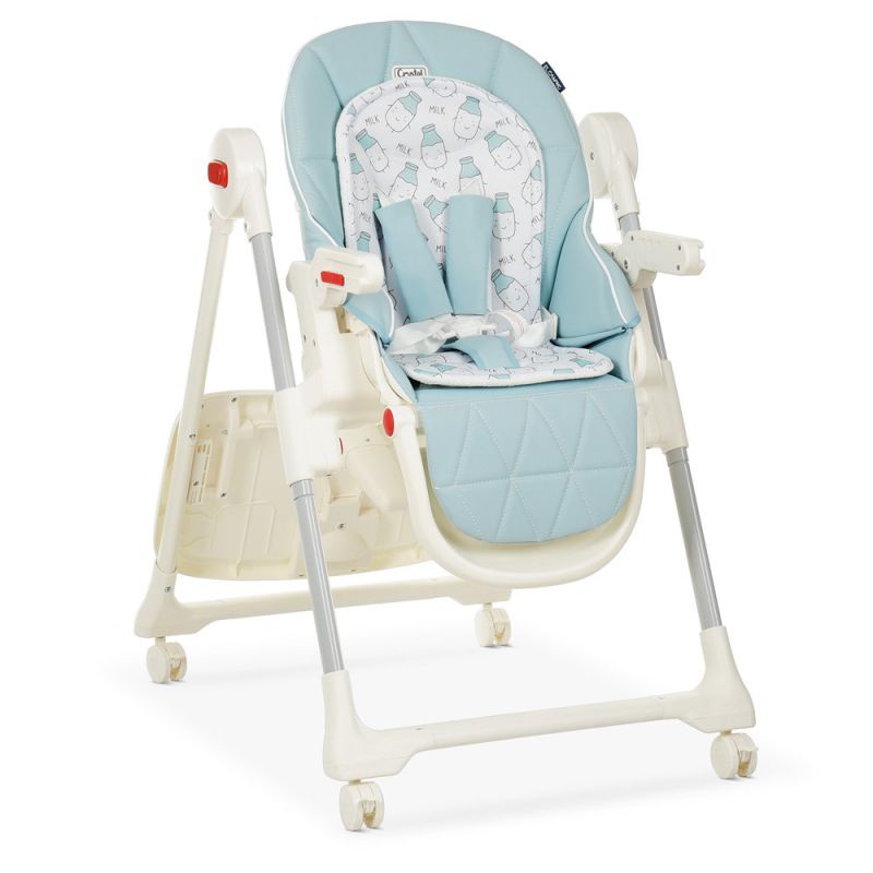 Стульчик для кормления El Camino CRYSTAL ME 1037 Milk Sky Blue